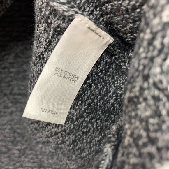 Pure J.Jill Sweater Marbled Gray Crewneck Long Sleeve Pullover - Picture 5 of 8